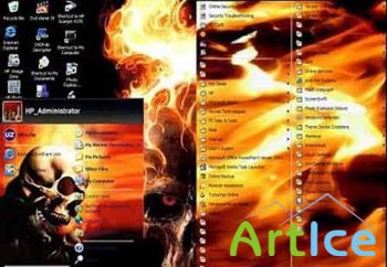 Ghost Rider XP Visual Styles - ����� �������� ���� ��� Windows XP