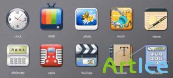 Beautiful iphone Icons